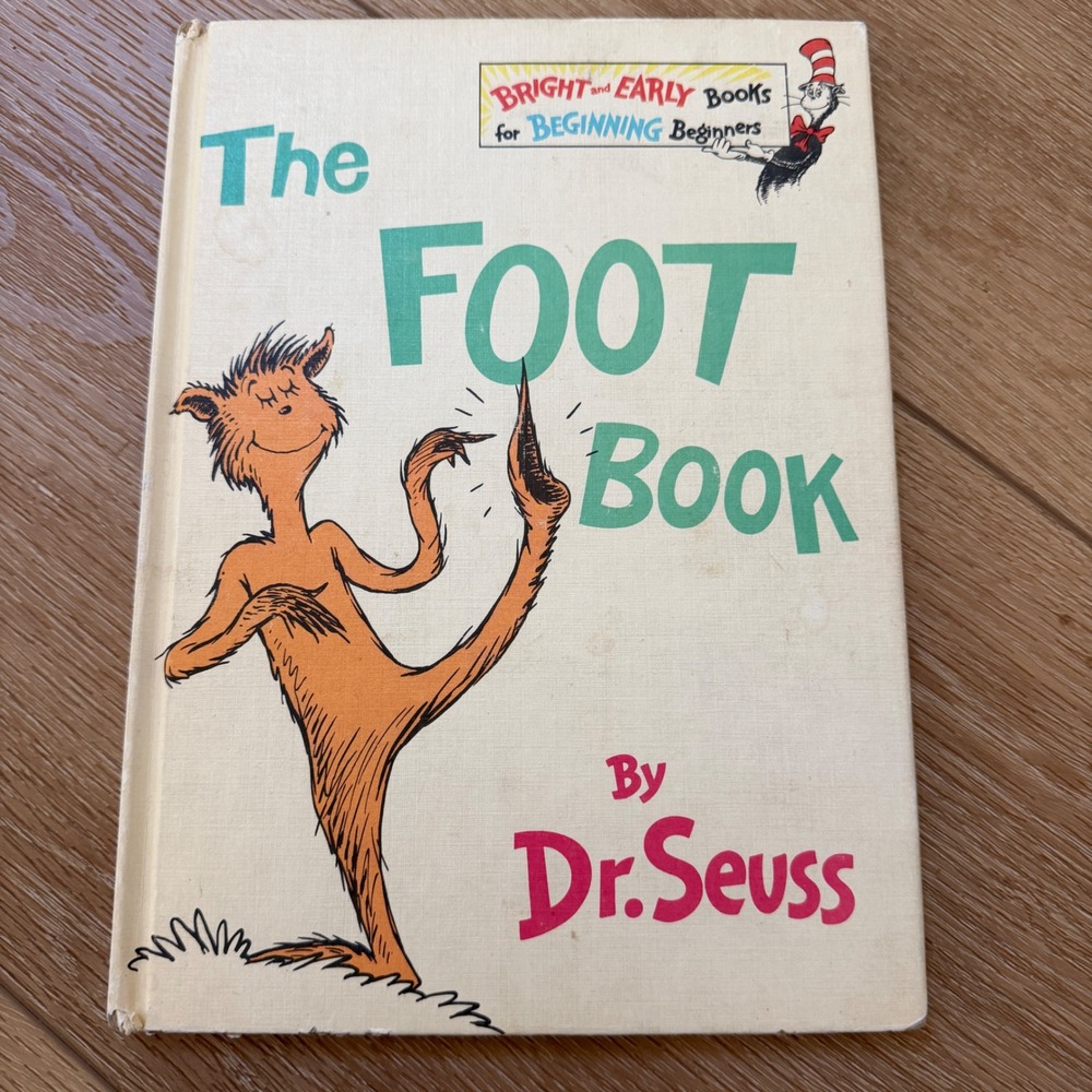 Dr Seuss The Foot Book Hardcover Bright and Early Books 1968 Random House